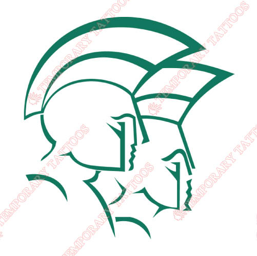 Norfolk State Spartans Customize Temporary Tattoos Stickers NO.5473